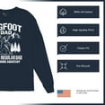 thumbnail image 6 of Bigfoot Dad Long Sleeve T-shirt More Squatchy Funny Daddy Sasquatch Dad Joke Outdoor Camping Father's Day Gift Idea, 6 of 7