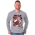 thumbnail image 3 of Cool Urban Popeye Talk is Cheap Men's Long Sleeve Tee T Shirt Brisco Brands S, 3 of 6