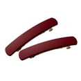 thumbnail image 4 of 2 pinzas para el pelo francesas con resorte, accesorios para el pelo, pasadores para mujer rojo, 4 of 9