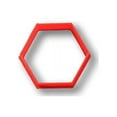 thumbnail image 1 of Hexagon Cookie Cutter (3 Inch)- Fast Shipping - Sharp Edges - Exceptional Quality, 1 of 4