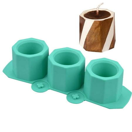

3D Ice Mold Tray | Cup Shape Ice Cube Mold for Chilled Drinks Beverages | DIY Ice Balls Maker with 3 Cavities Easy Release for Whiskey Cocktail Bourbon
