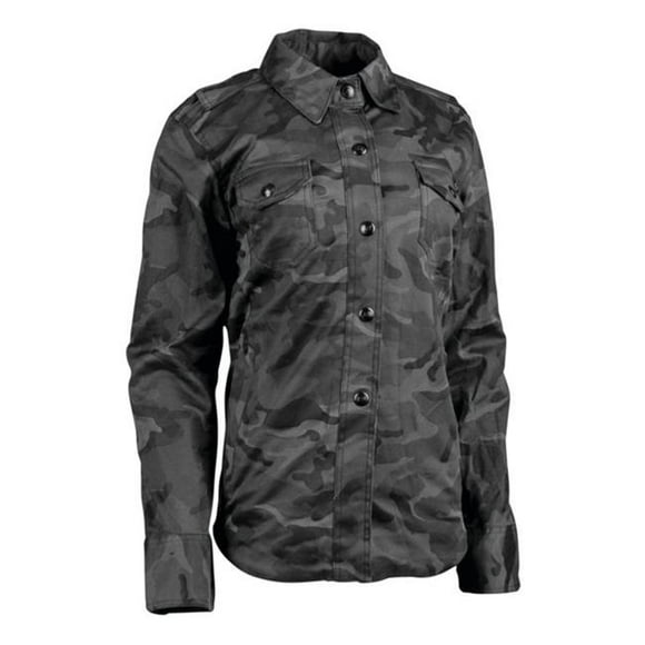 Speed & Strength 880441 Speed Society Womens Armored Shirt, Camo - 2XL