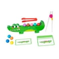 thumbnail image 2 of Juguete de combinación de cuentas con clip,Juguetes de clasificación de colores para juegos de emparejamiento y aprendizaje,Actividad educativa de aprendizaje preescolar con cuentas de Verde, 2 of 8