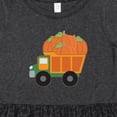 thumbnail image 4 of Inktastic Pumpkin Truck Thanksgiving Halloween Girls Toddler Dress, 4 of 5