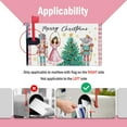 thumbnail image 3 of Merry Christmas Nutcracker Mailbox Cover Magnetic Standard Size 21"x19", Pink Xmas Tree Buffalo Plaid Decorative Post Letter Box Decor, Winter Holiday Farmhouse Garden Outdoor Decoration, 3 of 6