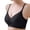 Black, variant on Nursing Jelly Bra Wireless Seamless Push-up Full Coverage Breathable One-Hand Clips Solid Colors Natural Shape