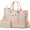 Leather/Apricot, variant on LOVEVOOK Laptop Tote Bag for Women, Office Work Bag Briefcase fit for 15.6 inch Laptop, Large Capacity Teacher Bag Handbag