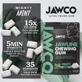 thumbnail image 5 of JAWCO Ultra-Tough Jawline Chewing Gum | Mighty Mint Facial Fitness Hard Gum, 5 of 9