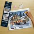 thumbnail image 3 of Tennessee Volunteers Winter Truck Diamond Art Holiday Craft Kit, 3 of 5