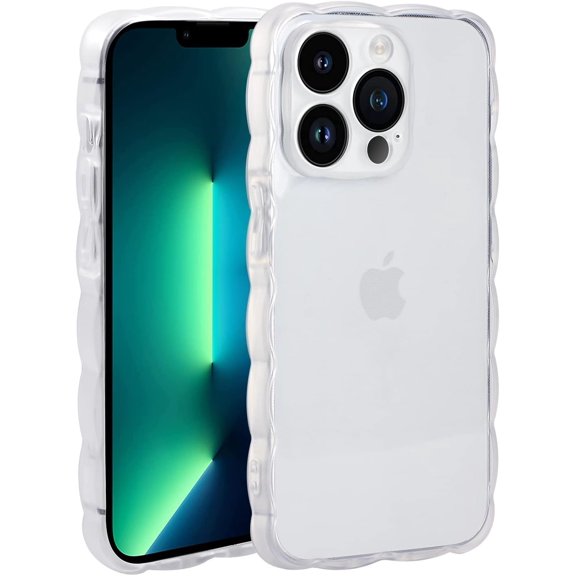 iPhone 11 Pro Case, Clear Shockproof Kawaii TPU Phone Case for iPhone 11 Pro (5.8 inch) Cute Cover for Girls and Women, Transparent