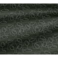 thumbnail image 5 of oneOone Viscose Jersey Fabric Geometric Maze & Rabbit Animal Sashiko Print Fabric by Yard 60 Inch Wide, 5 of 5