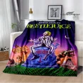 thumbnail image 5 of Horror movie B-Beetlejuice blankets Flannel Warm blanket Soft and comfortable blanket Travel Blanket bed linings Birthday Gift, 5 of 5