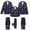 A510-Navy, variant on NOLDARES Family Christmas Pajamas Matching Sets Button Down Xmas Pjs Sets Holiday Sleepwear Long Sleeve Nightwear,A510-Navy