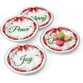 thumbnail image 4 of y Red Ribbon Salad Plates, Set Of 4, 4 of 5