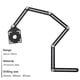 thumbnail image 2 of Herramienta De Perfil De Calibre De Contorno Bloqueo Ajustable Copiar Con Precisi贸n Duplicador De Forma Irregular Soldadura Irregular Trazado De Carpinter铆a Para Manitas De Bricolaje, Construcci贸n, 2 of 4