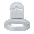 thumbnail image 1 of Solución de almacenamiento sin perforaciones para baños con soporte para secador de pelo con ventosa para montaje en pared, 1 of 8