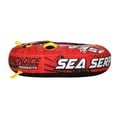 thumbnail image 2 of Seachoice Inflatable Waterskiing Towable Tube with Durable Handles and Zippered Valve Cover, 1-Person, 50x48 Inches, 2 of 4