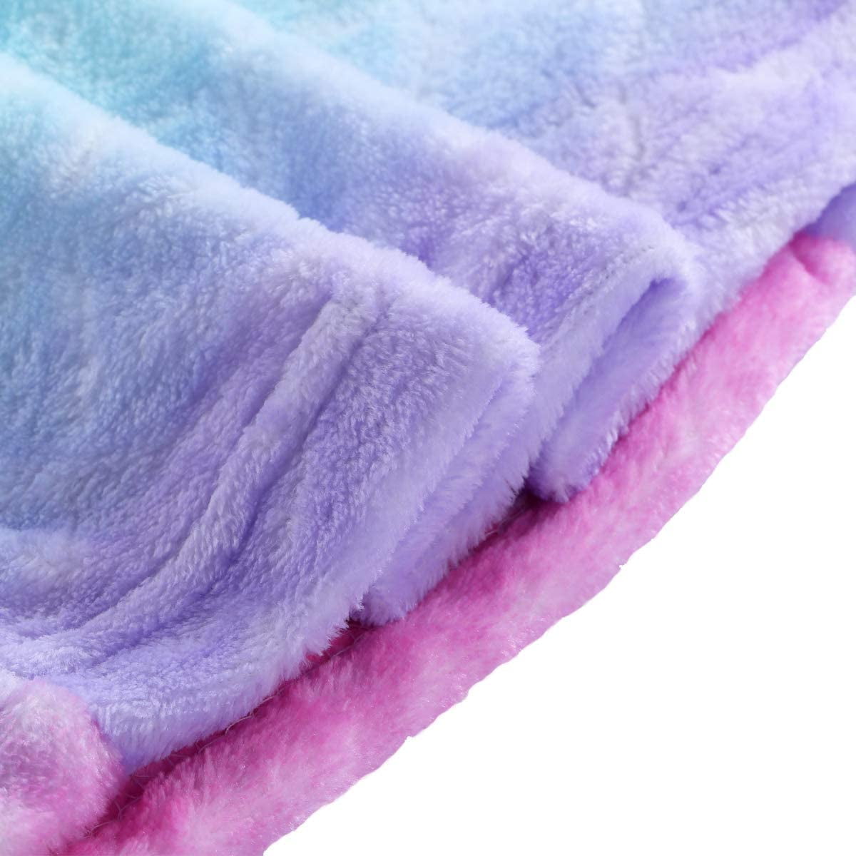 Mermaid Tail Blanket for Kids Warm Fluffy Soft Flannel Fleece Blanket All Season Sleeping Blanket Girls 43 99cm