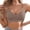 Grey, variant on Jelly Bras for Women Comfortable V Neck Seamless Wireless Bralettes Everyday Bra Tshirt Bra