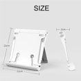 thumbnail image 1 of Adjustable Angle Portable Reading Bookshelf Foldable Book Book Holder ABS Stand Document Office Holder for Bedroom Office Library, 1 of 9
