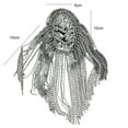 thumbnail image 5 of Xinyolin Shoulder Brooch Tassels - Rhinestones Jewelry Handmade Shiny Epaulet Clothes Decor, 5 of 8