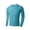Light Blue, variant on Turilly Mens Long Sleeve T-Shirt Solid Crew Neck Long Sleeve Basic Tee Smooth Stretchy Fabric Everyday Wear Casual Shirt