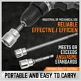 thumbnail image 2 of Amdohai 6Pcs 6'' & 3'' Impact Grade Socket Adapter Set 1/4'' 3/8'' 1/2'' Drive 1/4'' Hex Shank, 2 of 6