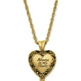 thumbnail image 1 of Fashion Always In My Heart Gold-Tone Memorial Ash Holder Locket 24 Inch Necklace Made El Salvador gm17285, 1 of 5