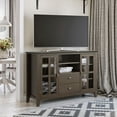 thumbnail image 4 of Artisan SOLID WOOD 53 inch Wide Transitional TV Media Stand in Farmhouse Brown For TVs up to 60 inches, 4 of 6