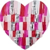 Way to Celebrate! Valentine's Heart Multicolor Hanging Decoration, 36 in x 36 in
