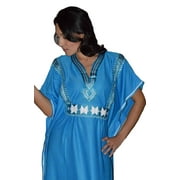 Fatima Handmade Caftan Turquoise