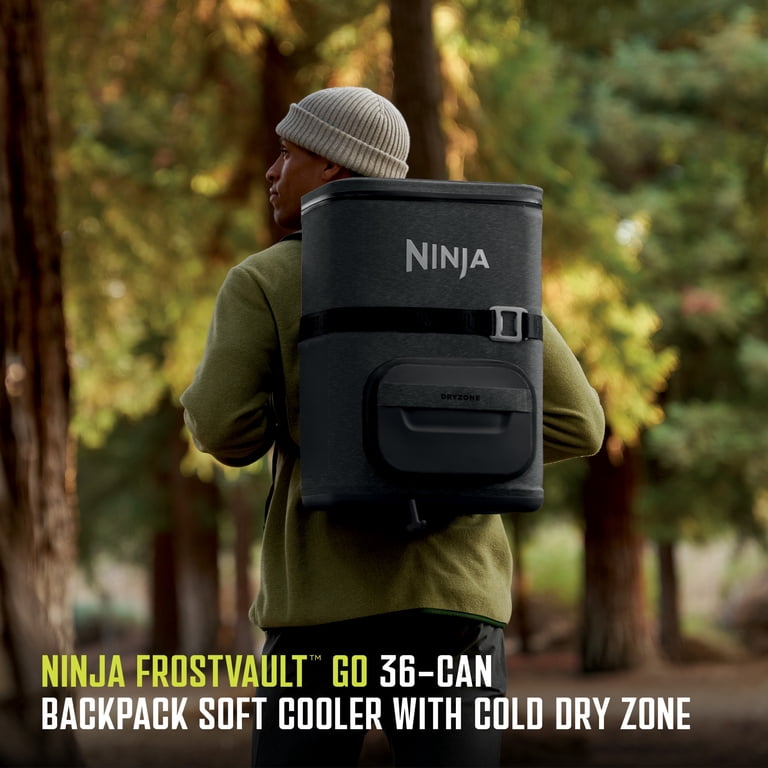 Ninja, Soft Cooler Backpack, FF136CG, Charcoal Gray - Walmart.com