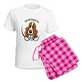 thumbnail image 5 of CafePress - Basset Hound IAAM Pajamas - Women's Short Sleeve Print T-Shirt and Pants Light Cotton Pajama Set, 5 of 7