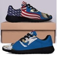 thumbnail image 3 of Louisiana Brown Pelican Bird and Magnolia Flower Shoes Sneakers Black Size 12, 3 of 7