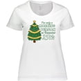 thumbnail image 3 of Inktastic I'm Only a Morning Person on December 25th Women's Plus Size T-Shirt, 3 of 5
