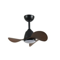 Cian 24 in. 1-Light Indoor Bronze Finish Ceiling Fan with Light Kit