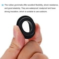 thumbnail image 4 of Unique Bargains Black Rubber Grommet 1.2 Inch OD 0.6 Inch ID, 4Pcs Seal Protection Cable Grommets Flexible Cable Pipe, 4 of 5