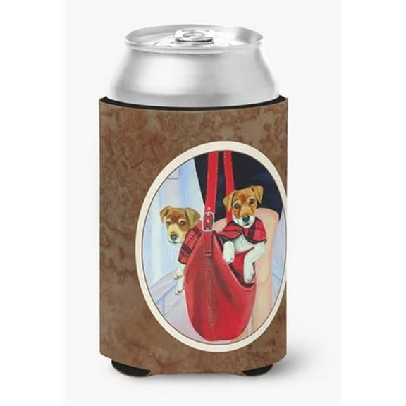 Jack Russell Terrier Can or Bottle Hugger, 0.25 x 4 x 5.5 in.