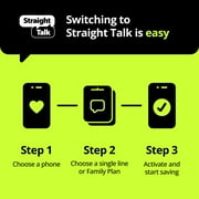 Straight Talk Apple iPhone 15 Pro, 1TB, Blue - Prepaid Smartphone