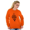 thumbnail image 3 of Wolf Pack Triangle Symbol Spirit Animal Unisex Plus Fleece Graphic Sweatshirt Brisco Brands 2X, 3 of 5