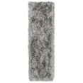 thumbnail image 4 of SAFAVIEH Paris Darwin Plush Polyester Shag Runner Rug, Silver, 2'3" x 10', 4 of 9