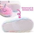 thumbnail image 6 of Rainbow Unicorn Slippers/Cute Fluffy Girls Slippers/Cozy Plush Indoor Outdoor Women Slippers/Best Unicorn Gifts, 6 of 7