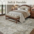 thumbnail image 3 of Modern Abstract Area Rug Carpet x Rugs for Living RoomMachine Washable Rugs for Bedroom Dining Living Room Rug Grey MultiColor, 3 of 8