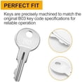 thumbnail image 2 of B03 Replacement Keys for Husky Tool Box, Hudson, Dewalt Tool Boxes, 2-Pack$$Tools & Hardware Other, 2 of 7