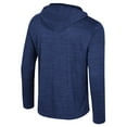 thumbnail image 3 of Men's Colosseum Navy Auburn Tigers Always Sunny Lightweight Quarter-Zip Hoodie, 3 of 3