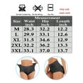 thumbnail image 2 of Womens High Waist Cotton Underwear Solid Color Lace Brief Panties 4 Pack Full Cover Recovery Soft Stretch Panties Underwear, 2 of 8
