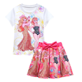 thumbnail image 1 of Nouvelle Robe Cosplay pour Filles Adorable Robe d'Été à Manches Courtes Plissée pour Enfants, 1 of 2