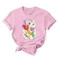 thumbnail image 3 of DDAPJ pyju 2025 Mother's Day Short Sleeve T-shirts for Women Grandma Mom Cute Graphic Tees Mama Gift Tops Pink M, 3 of 8