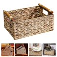 thumbnail image 3 of Rattan Woven Storage Basket Desktop Sundries Holder Household Supplies Basket, 3 of 3