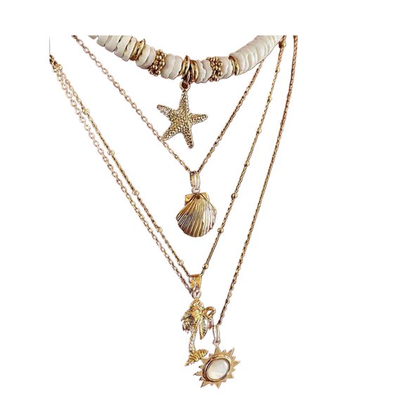 Guardoinrt Women S Beads Necklace Fine Polishing And Comfortable Using Classic And Fashionable Shell Elements Figure 3